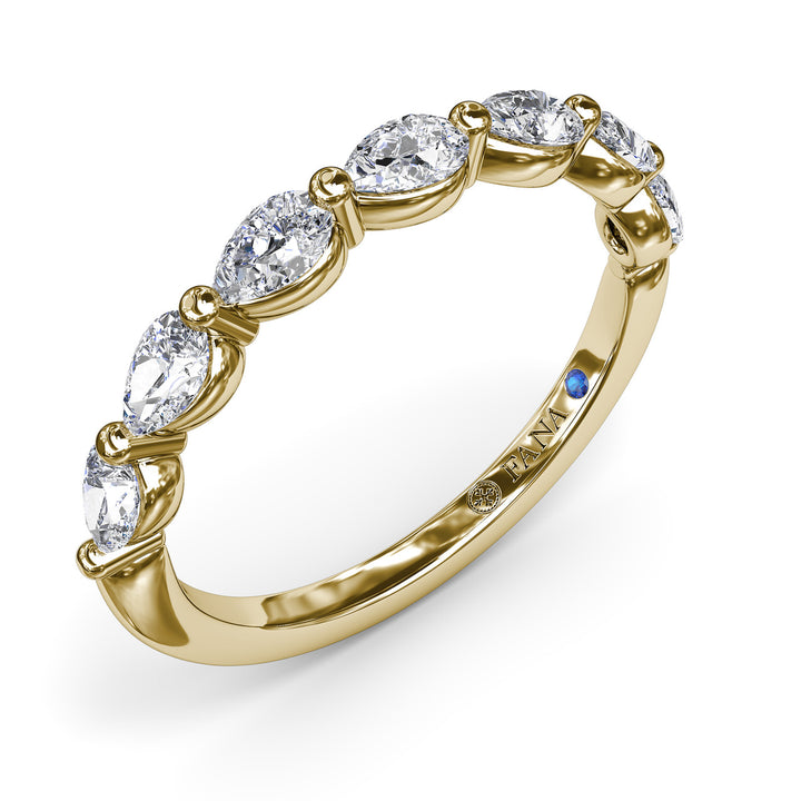 Angelic Pear Diamond Band