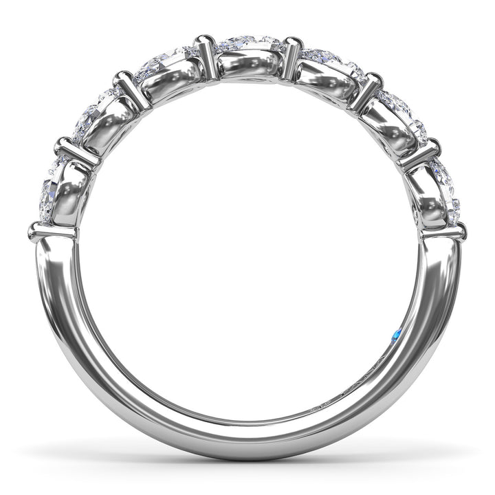 Angelic Pear Diamond Band