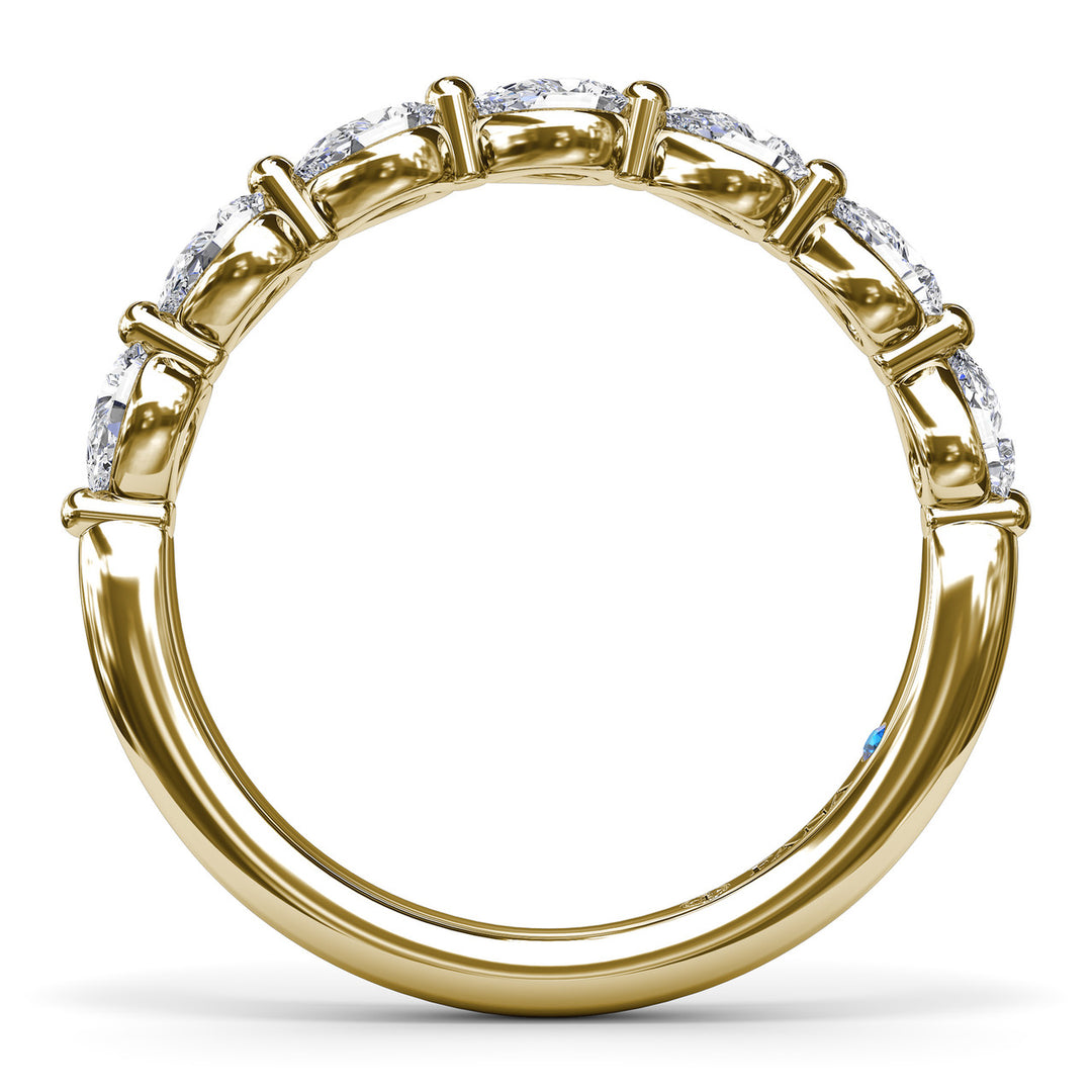 Angelic Pear Diamond Band