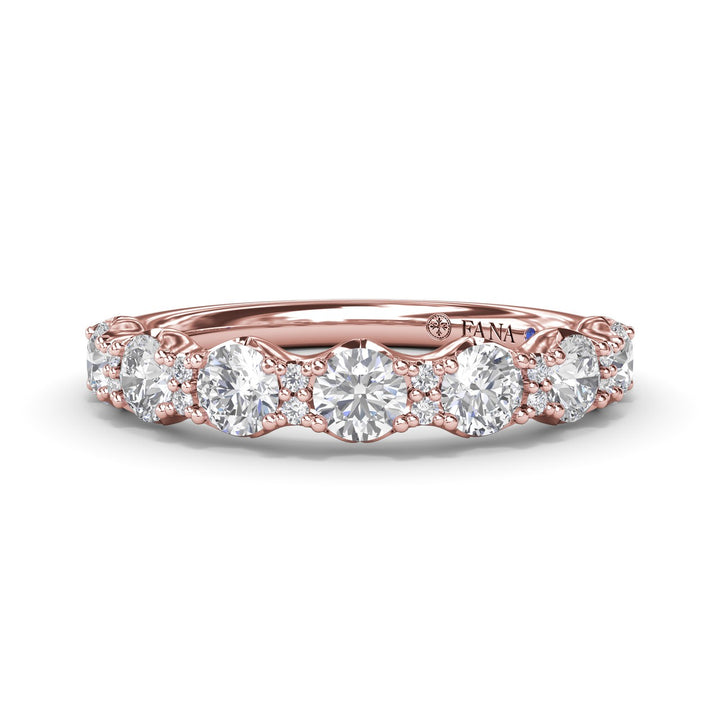 Round Diamond Anniversary Band