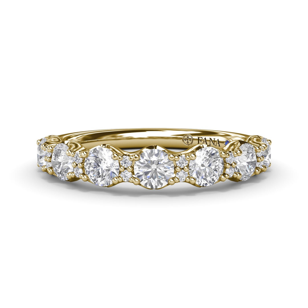 Round Diamond Anniversary Band