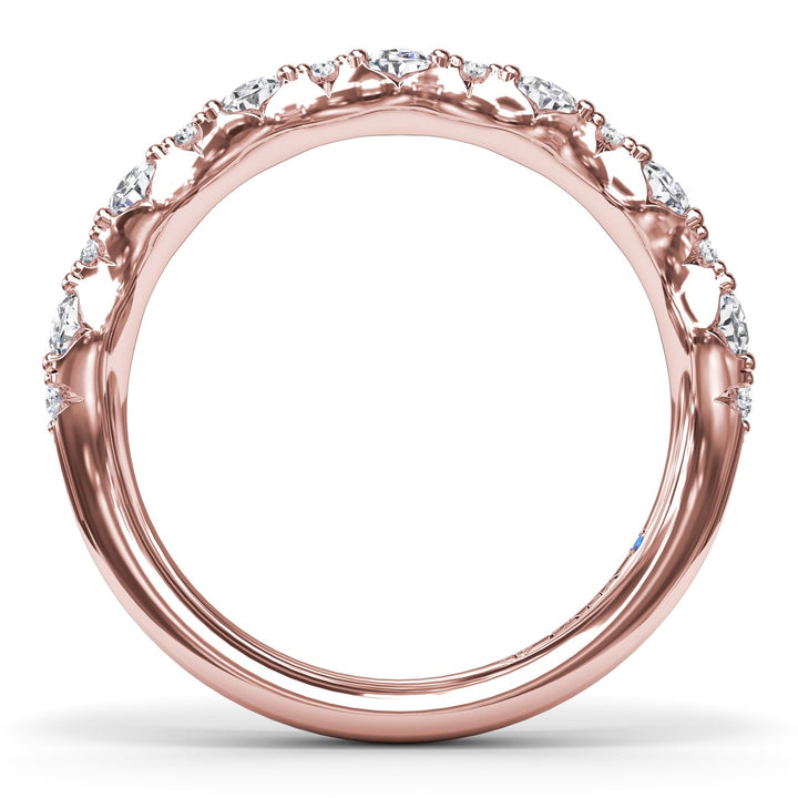 Round Cluster Diamond Ring