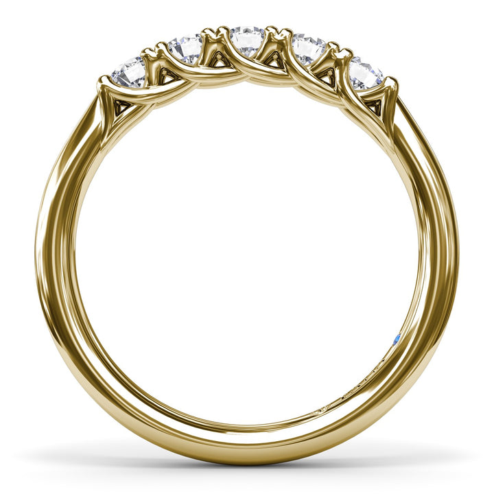 Round Diamond Anniversary Band