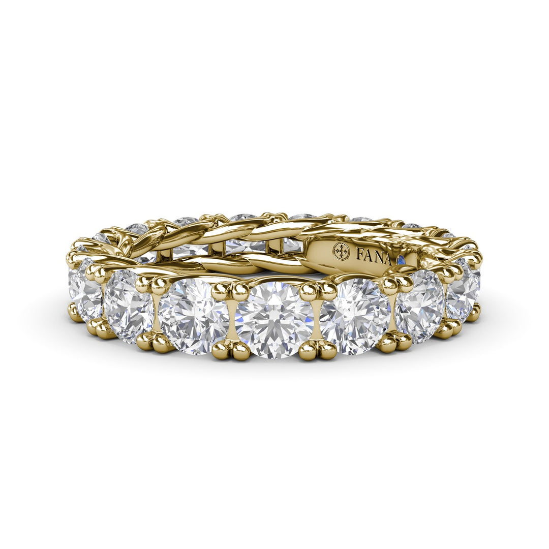 Round Diamond Eternity Band