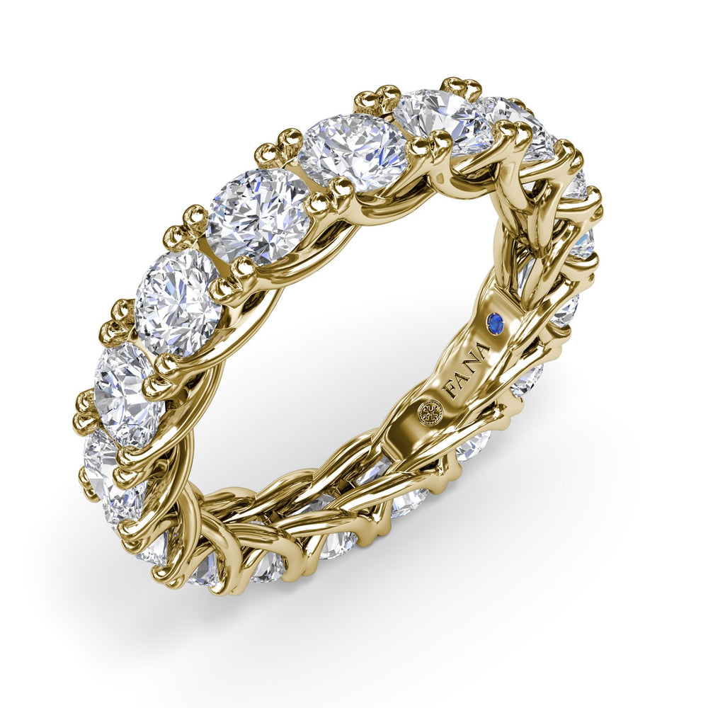 Round Diamond Eternity Band