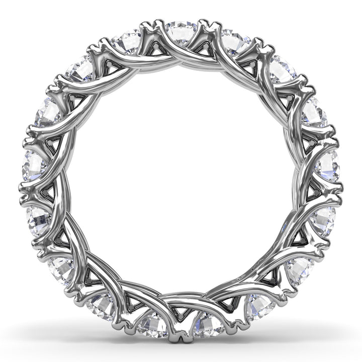 Round Diamond Eternity Band