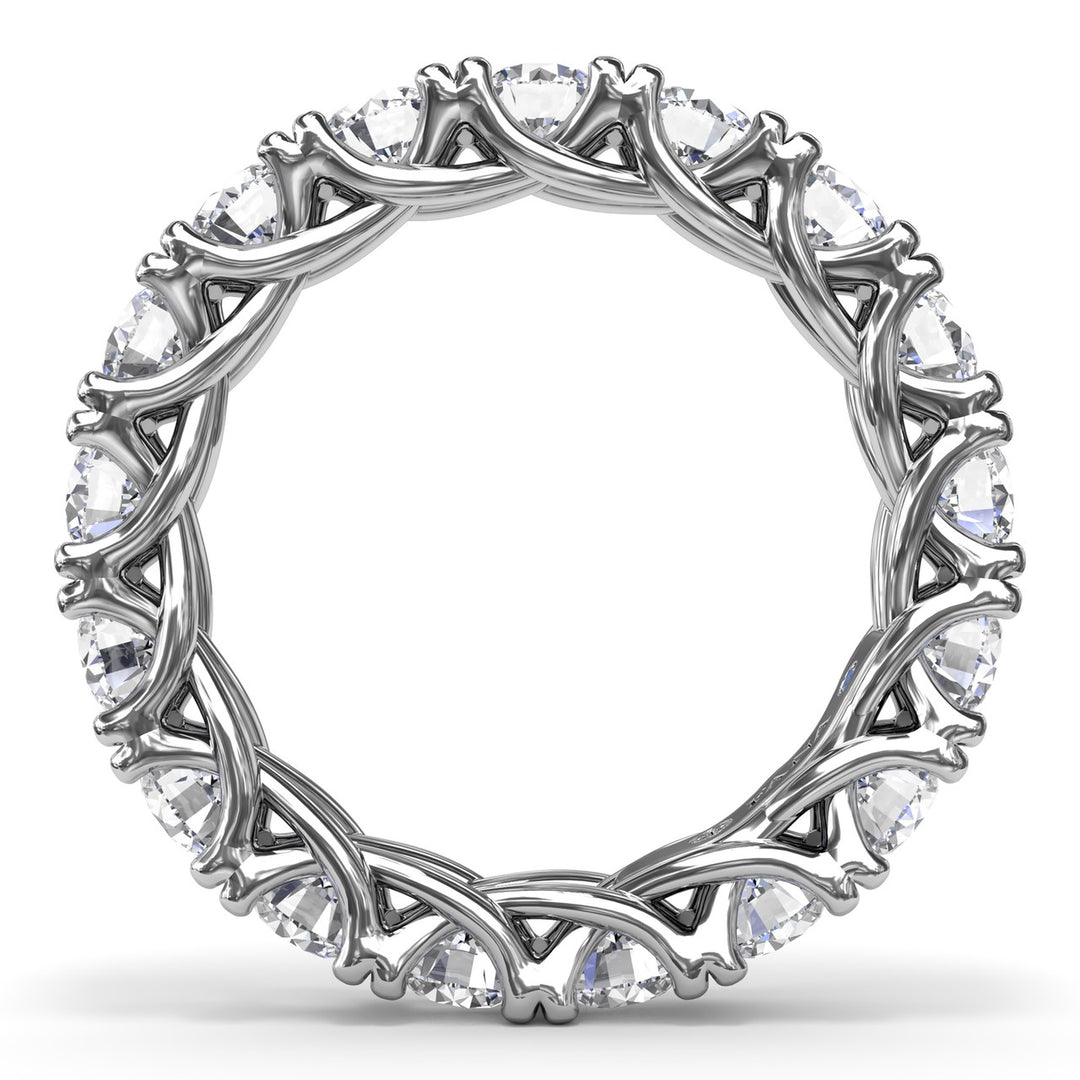 Round Diamond Eternity Band