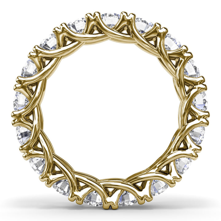 Round Diamond Eternity Band