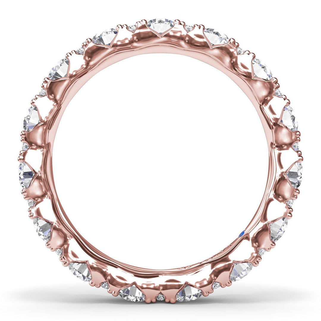 Round Diamond Eternity Band