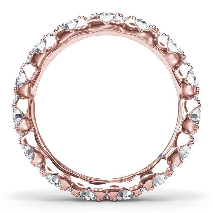 Round Diamond Eternity Band