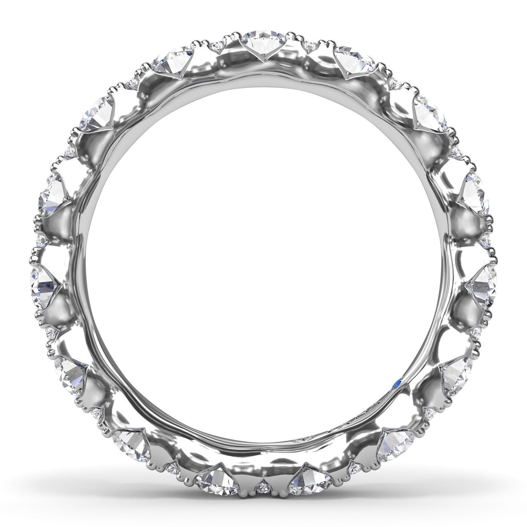 Round Diamond Eternity Band