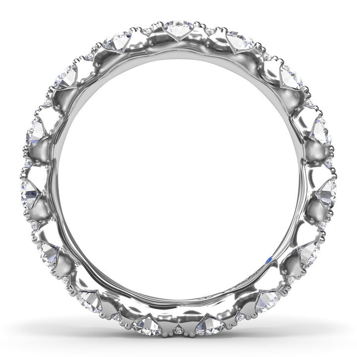 Round Diamond Eternity Band