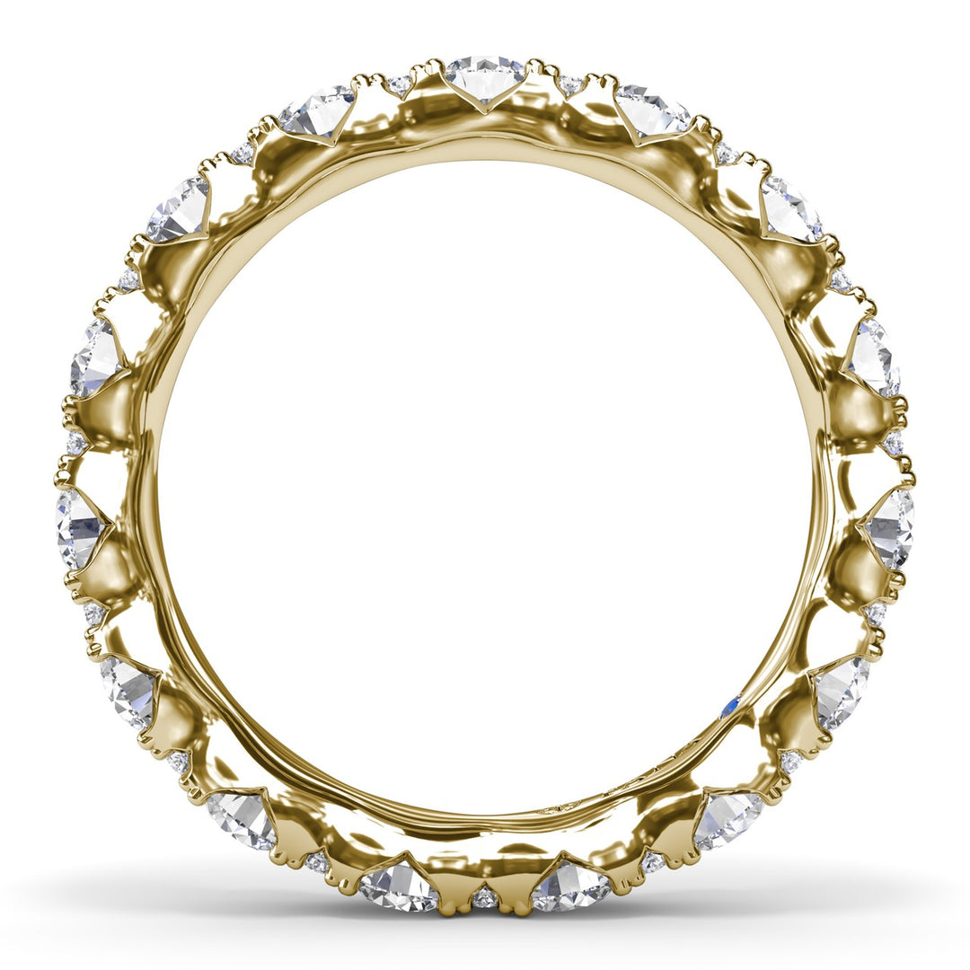Round Diamond Eternity Band