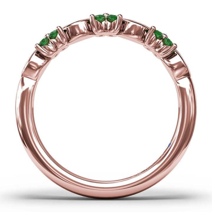 Mixed Marquise and Floral Diamond Ring
