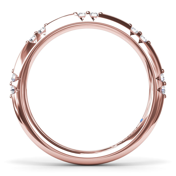 Flush Setting Diamond Band