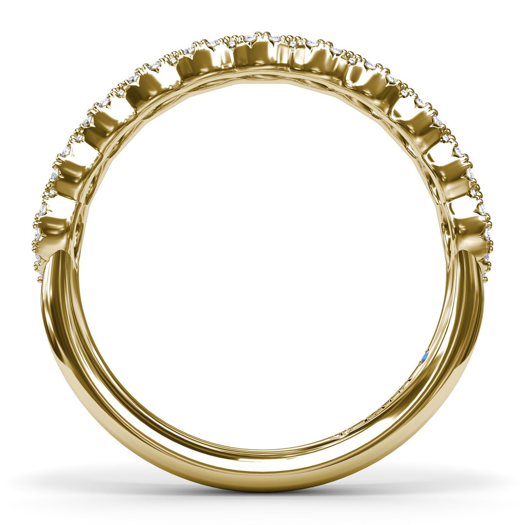 Marquise Shaped Diamond Band