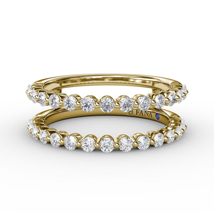 Single Prong Diamond Insert Ring