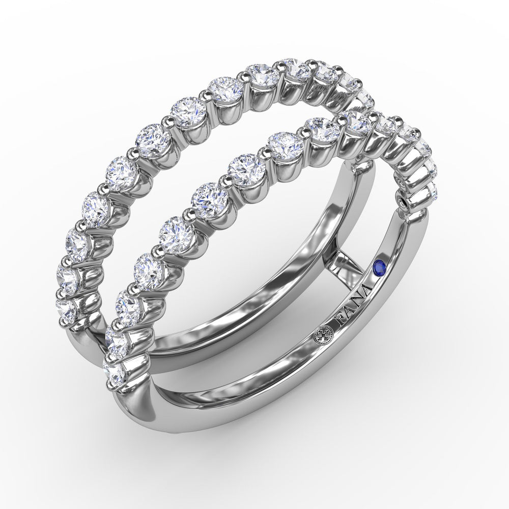Single Prong Diamond Insert Ring