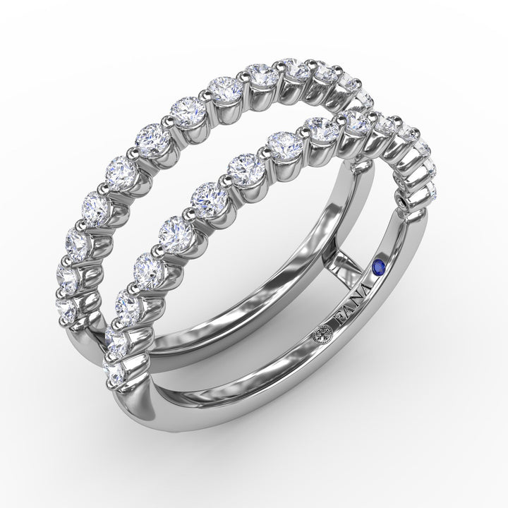 Single Prong Diamond Insert Ring