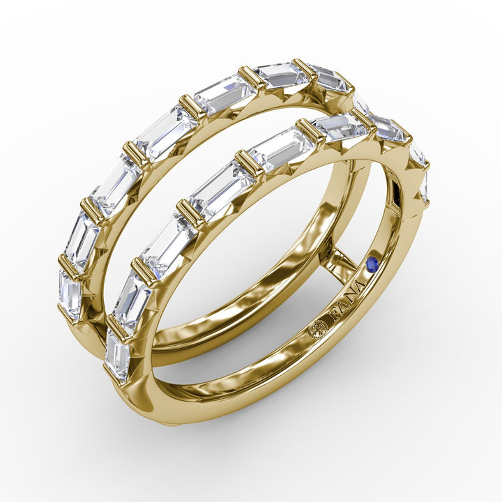 Baguette Cut Diamond Insert Ring